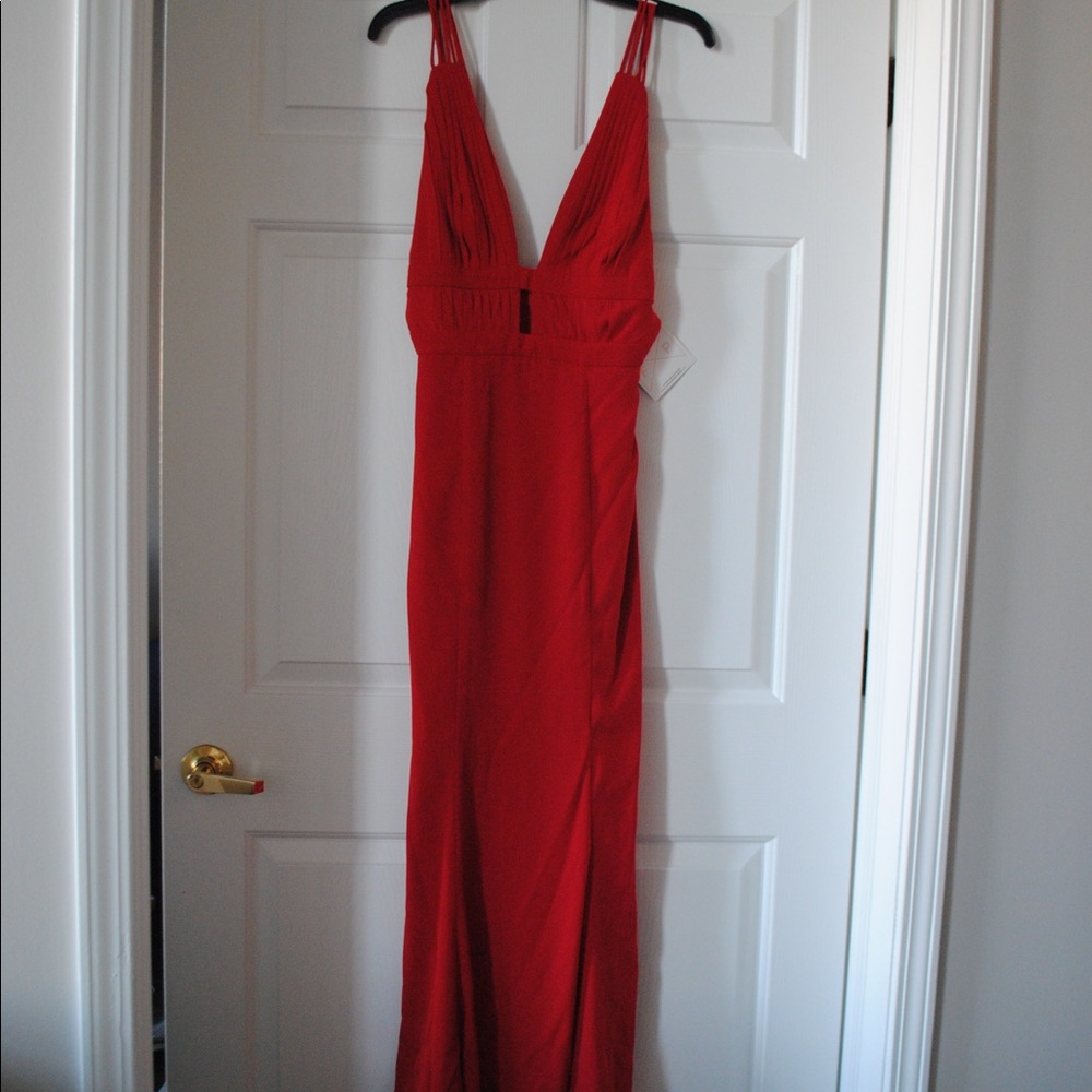 NWT Fame & Partners Red Gown